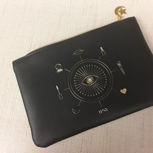 Black Eye Magic Moon Heart Lips Makeup Bag